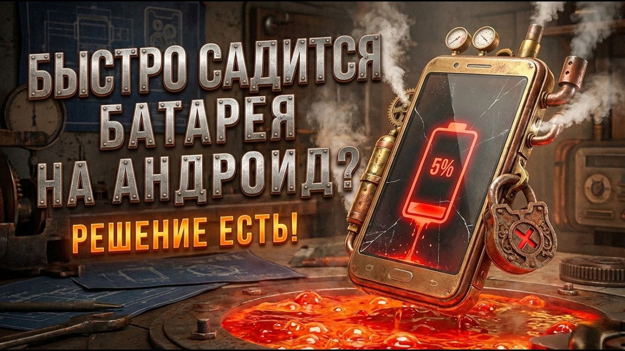 Почему быстро садится батарея на Андроид? Отключаем вредную настройку