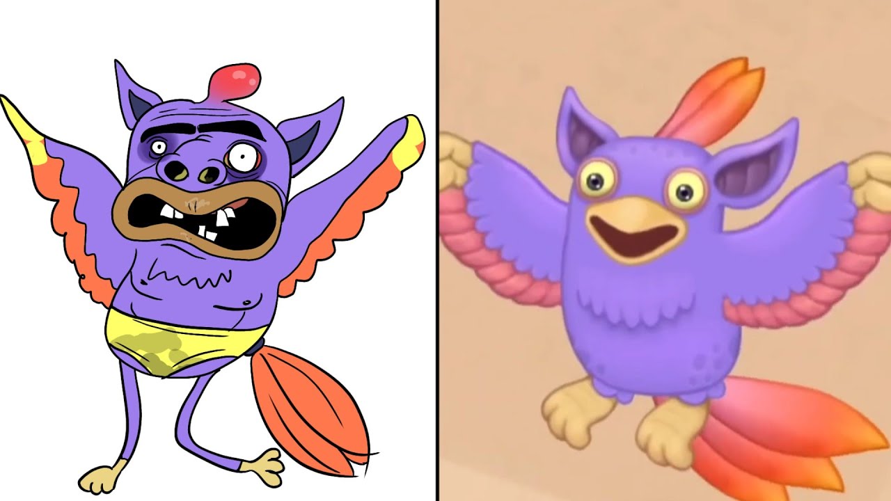 My Singing Monsters sprunki song but Drawing Meme | Funny My Singing Monster