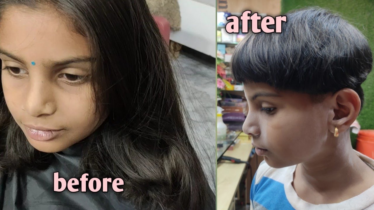 baby mushroom haircut | Sneha Mekovers