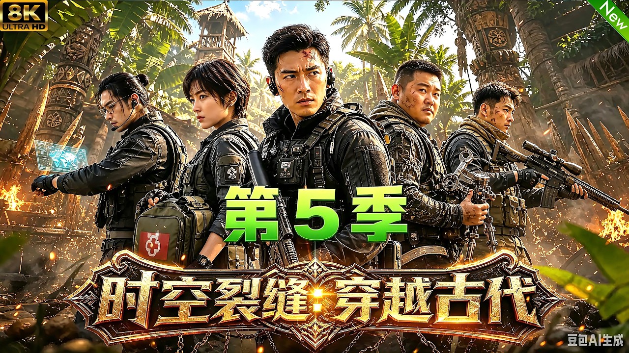 第5季抢先看！📢特殊小队意外坠入时空隧道，穿越到了古代，直接上演现代和古代的文化冲突！ #aivideo #穿越 #短剧