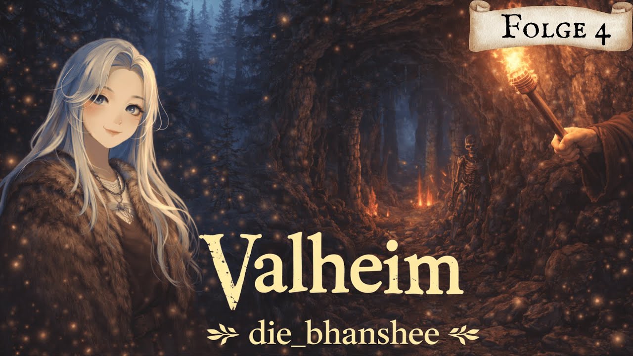 Bhanshee Valheim #Folge 4 (#BhanVal4)– Trollhöhle & Dunkelwald erkunden 🌲 | Cozy Survival Let’s Play