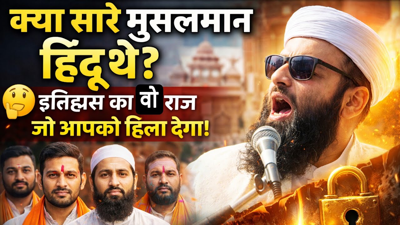 Kya sare Musalman Hindu The itihaas ka vah ras jo aapko hila dega! | Shahi imam Punjab 