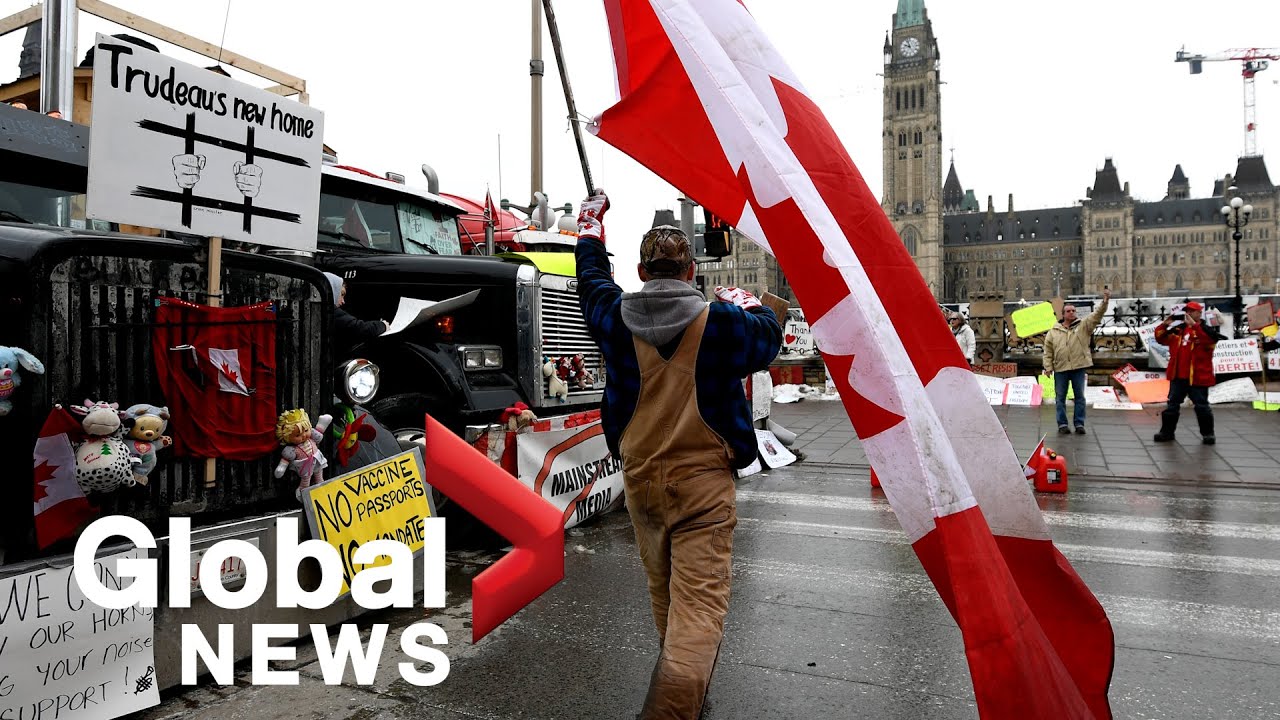 Nearly half of Canadians sympathize with trucker convoy, but many disagree with their tactics: poll