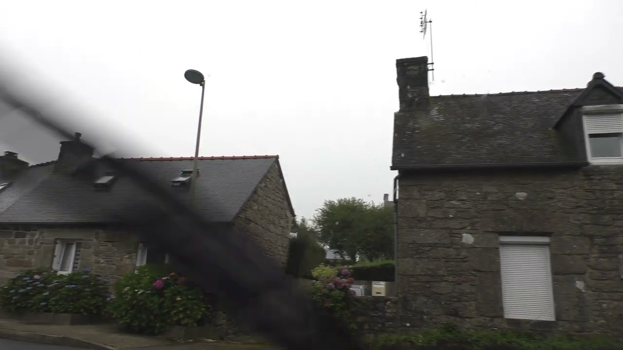Driving On The D87 & D31 From Kermabjean 22110 Glomel To 22160 Le Croissant, Brittany, France