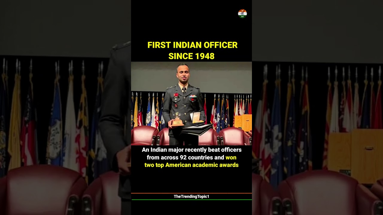 Indian Army Major Prabhat Mishra beat officers from 92 countries to win top academic honours in US