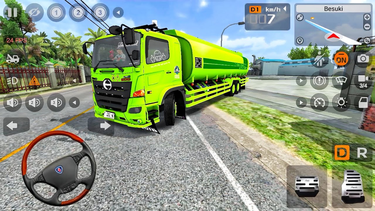Game Truk Hino Tangki Tronton Perjalanan Penuh Tragedi l Mod Bus Simulator Indonesia