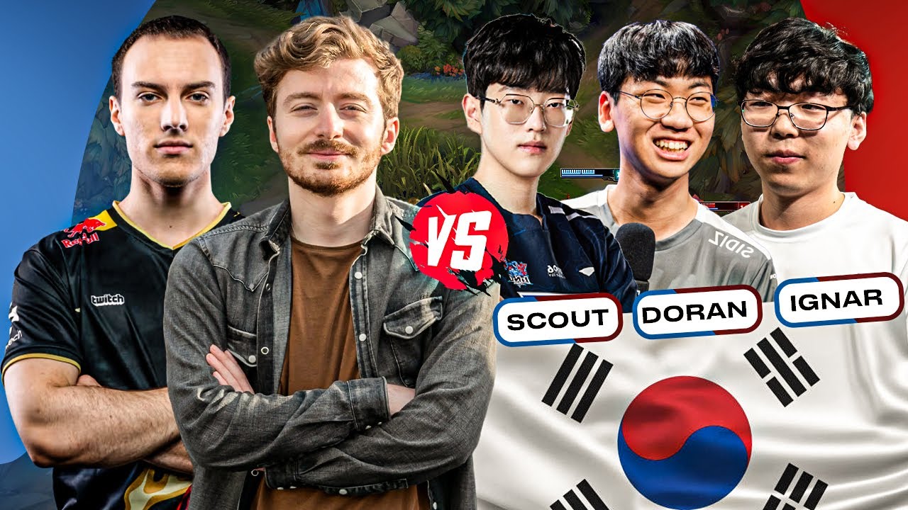 L'EUROPE CONTRE LA CORÉE ! (avec Perkz contre Scout, Doran et Ignar)