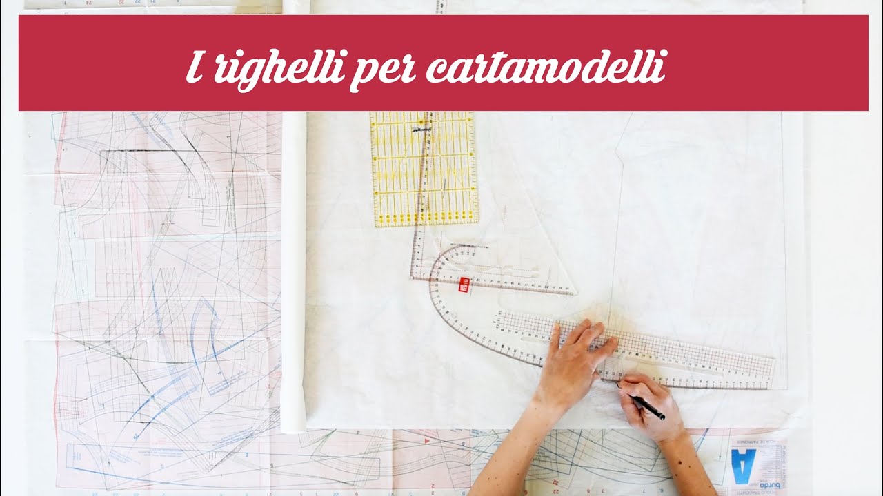 Righelli per creare, modificare e aggiungere i margini ai cartamodelli -CUCITO MAI PIU' SENZA
