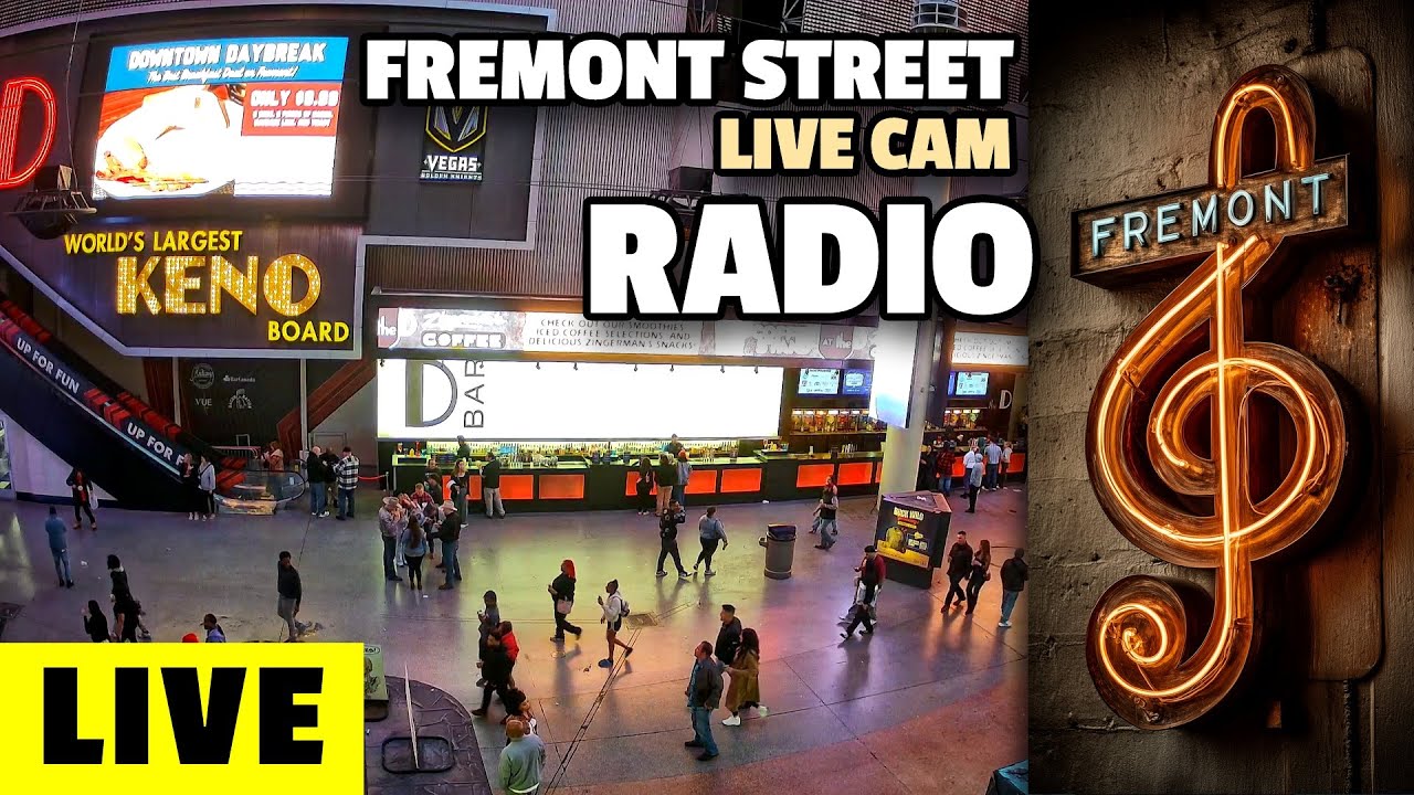 24/7 LIVE CAM on FREMONT STREET ◆ Fremont Music ◆ Fremont Street Experience In DOWNTOWN LAS VEGAS!