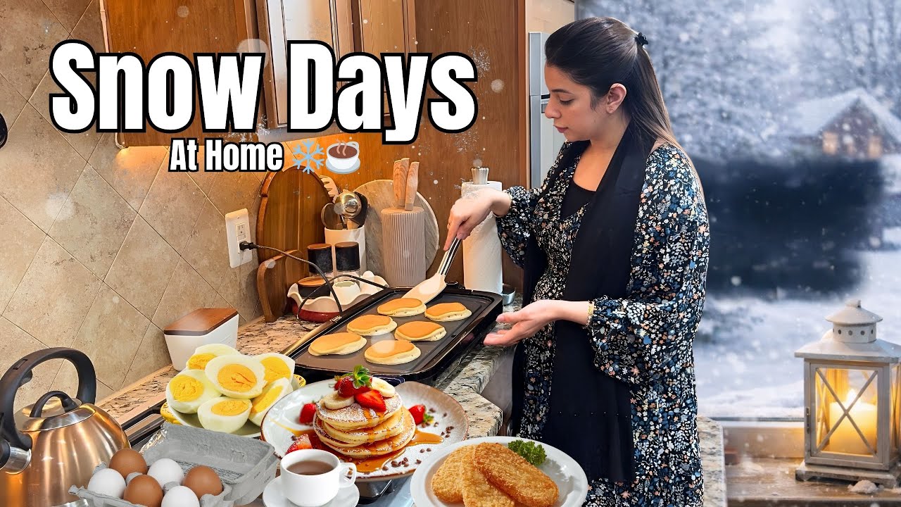 How We Survive Snow Days ❄️ | Daily Morning Routine & Breakfast