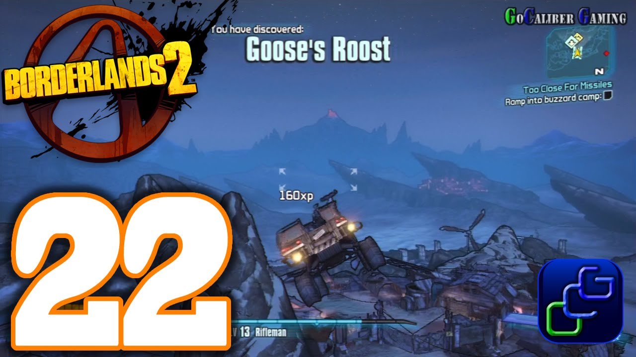Borderlands 2 Walkthrough - Part 22 - Optional Missions: Positive Self Image, Too Close For Missiles