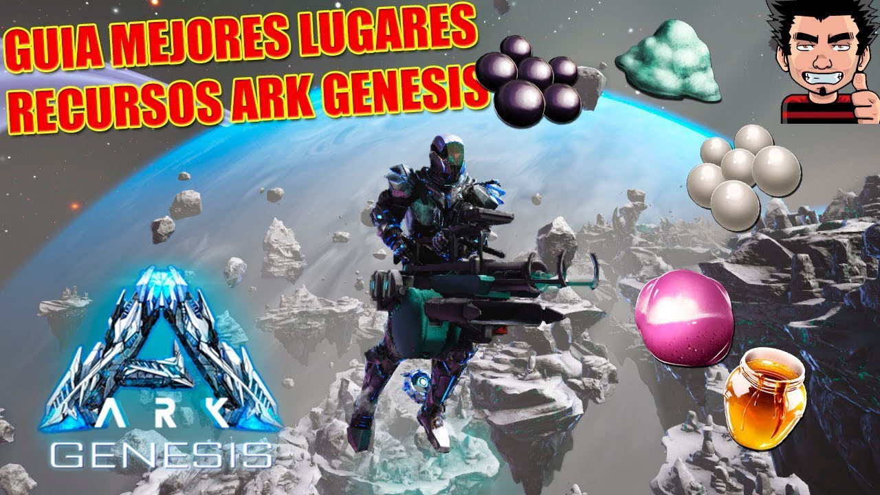 ARK GENESIS GUIA RECURSOS Y CAJAS DE LOOT COMO CONSEGUIR PERLAS MIEL GEMAS SURVIVAL EVOLVED ESPAÑOL