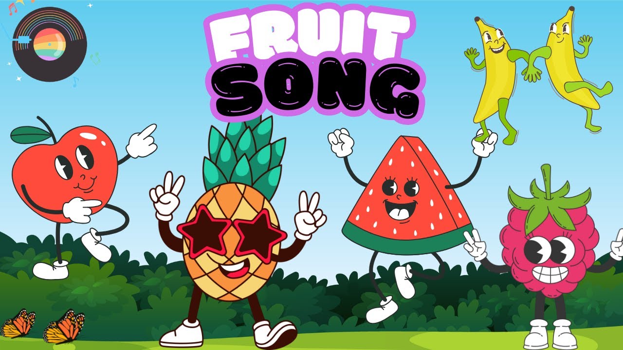 Fruit Song for Kids | Learn Fruits Names & Colors | Educational Children's Songs