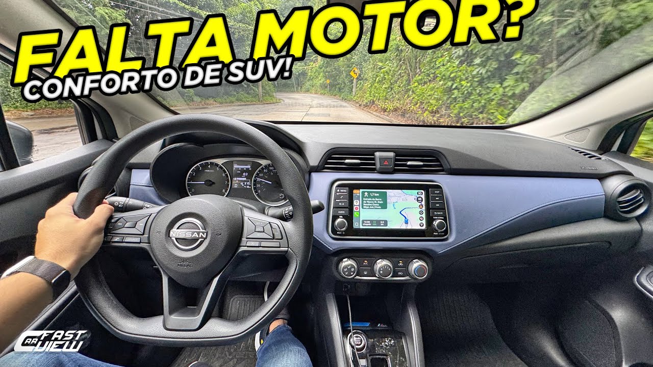 TEST DRIVE NOVO NISSAN VERSA 2025 SURPREENDEU NO CONFORTO! É ÓTIMA OPÇÃO PRA CIDADE, MAS O MOTOR...