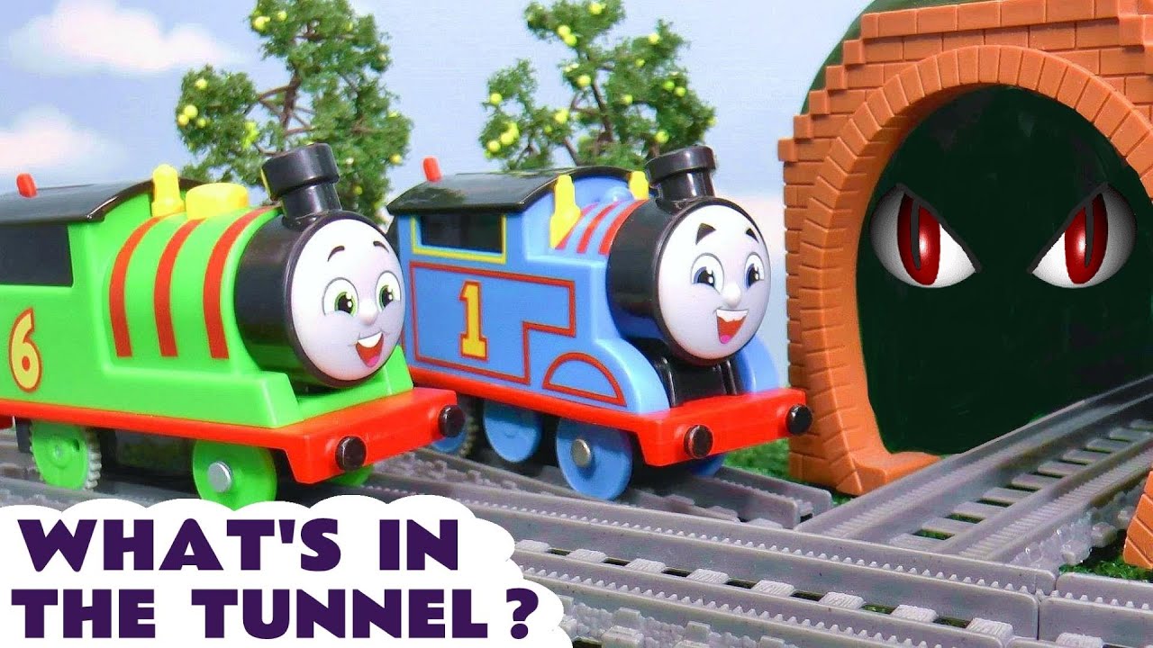 Tunnel Mystery Toy Train Stories with Trains and Funlings