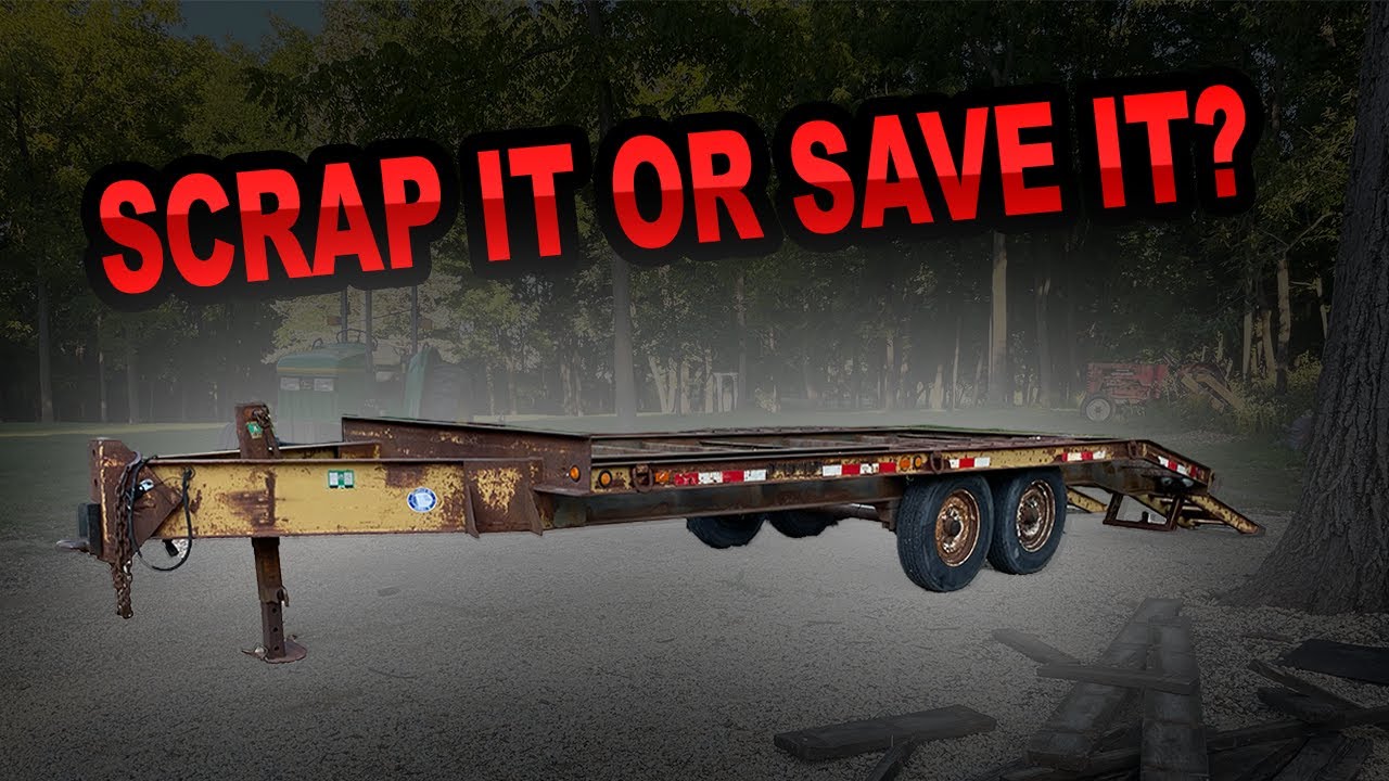 Restoring This Decaying Deckover Trailer