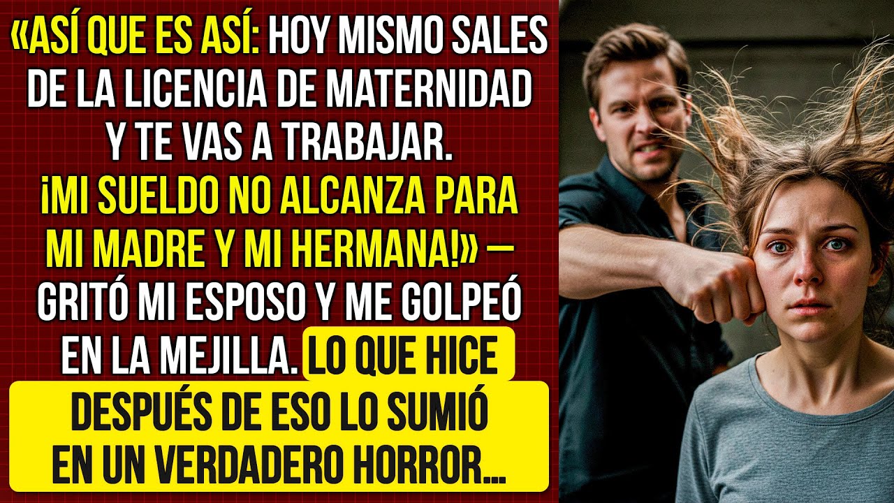«¡Hoy vuelve del posnatal y busca trabajo, a mi familia no le alcanza!» – gritó el esposo…