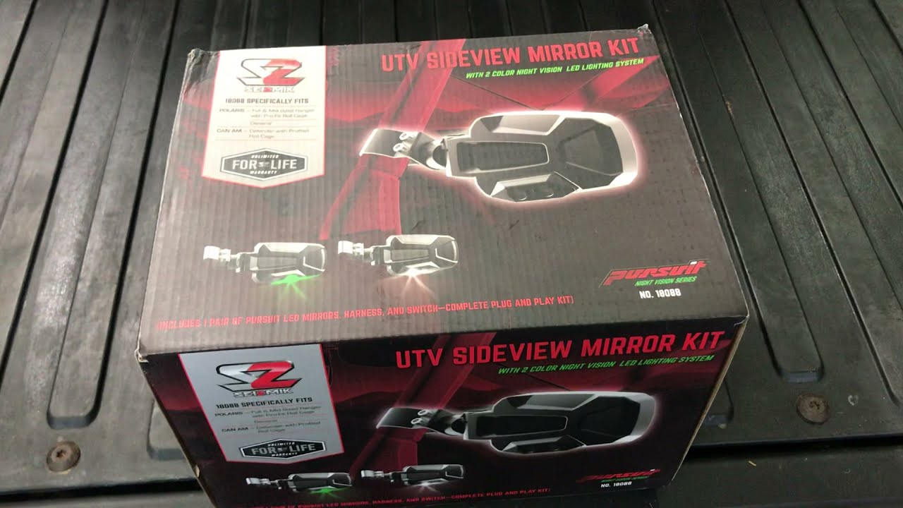 01 intro - Seizmik Pursuit Night Vision / Lighted Mirror Install on Ranger Northstar