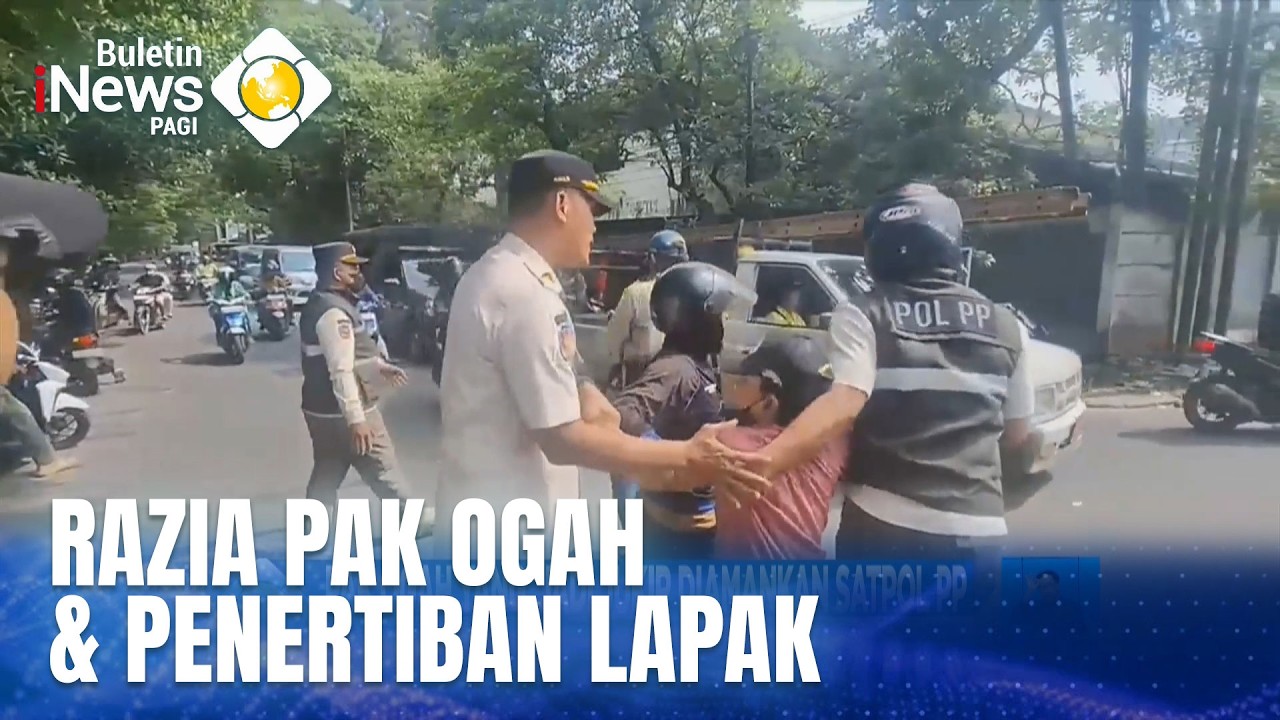 Razia Pak Ogah & Penertiban Lapak | BULETIN iNEWS PAGI