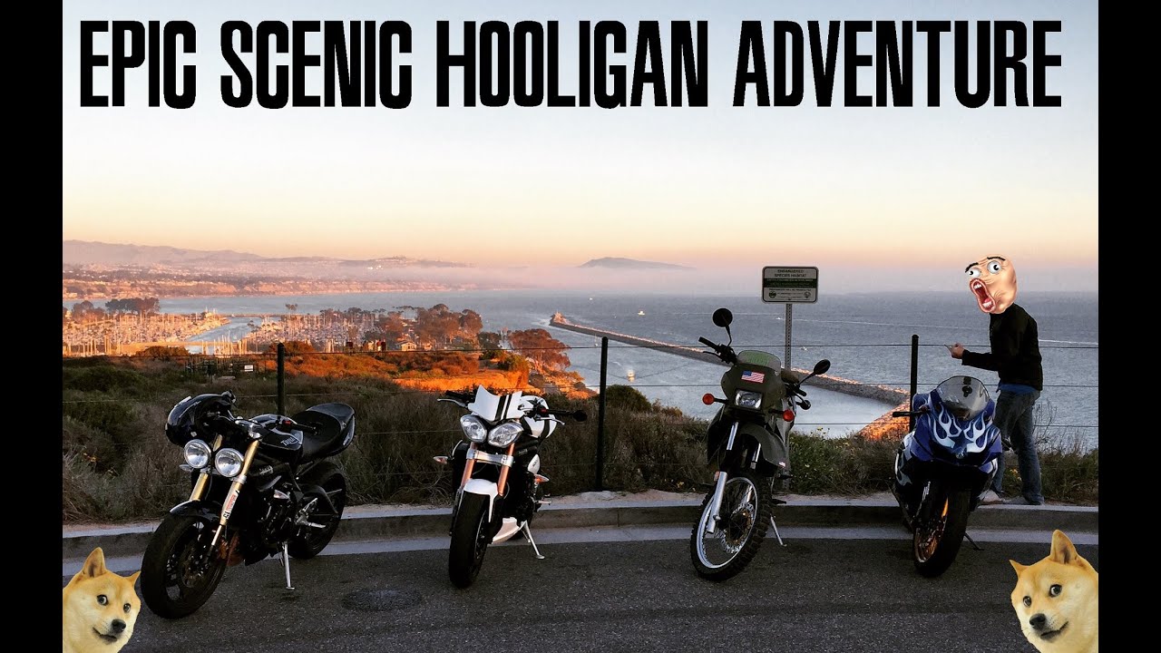 EPIC Adventure To The TOP OF THE WORLD & DANA POINT | On A TRIUMPH SPEED TRIPLE 1050