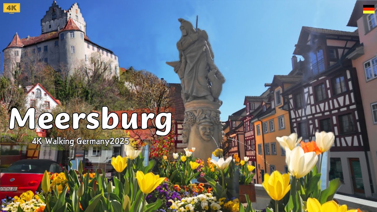 Meersburg Germany｜Die schönste mittelalterliche Stadt am Bodensee | 4K Walking Tour 2025
