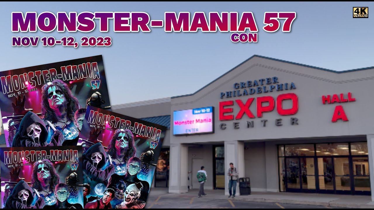MONSTER MANIA CON 57 • Оукс, Пенсильвания • Крик • Ужас • Элис Купер • Видеоблог о фестивале ужасов