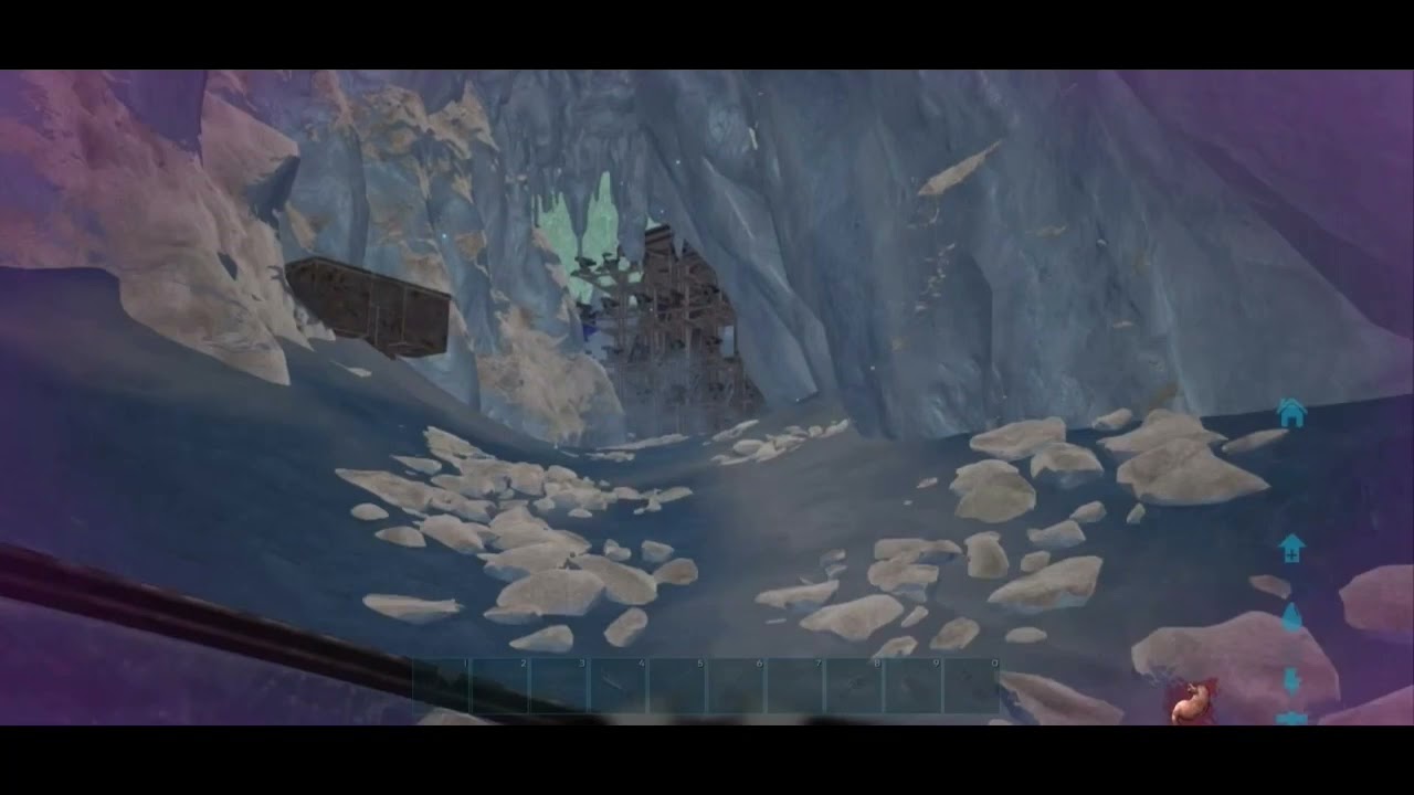 ARK PS4/PS5 -PVP BASE TOUR island Ice Cave Unno - 2 Week Of Base
