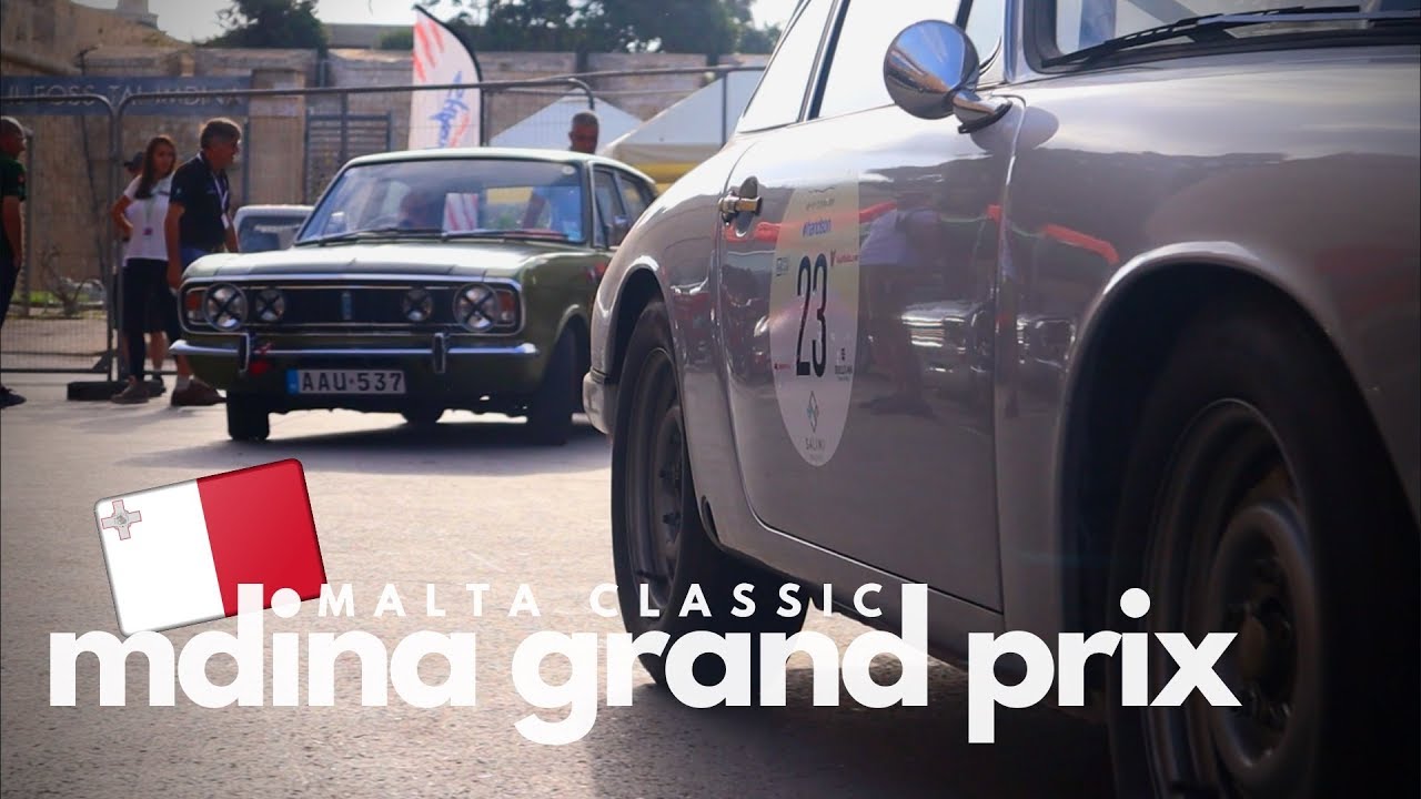 Malta Mdina Classic Grand Prix 2019 (Malta Classic Car Race)