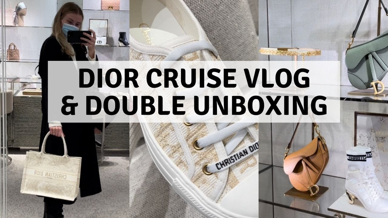DIOR CRUISE 2022 SHOPPING VLOG & DOUBLE DIOR UNBOXING | Laine&rsquo;s Reviews