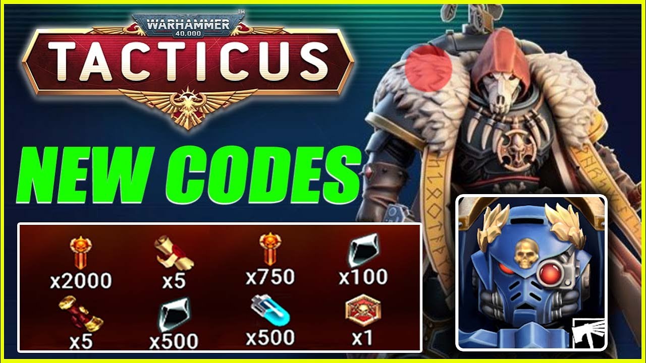 WARHAMMER 40K TACTICUS CODES 2026 - WARHAMMER 40,000 CODES - WARHAMMER 40,000 TACTICUS