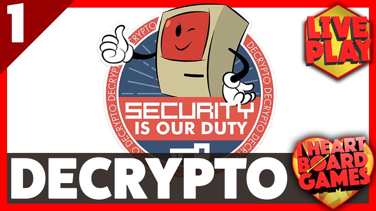 DECRYPTO (Session 1, 4 Players) Live Board Game Session! I Heart Board Games!
