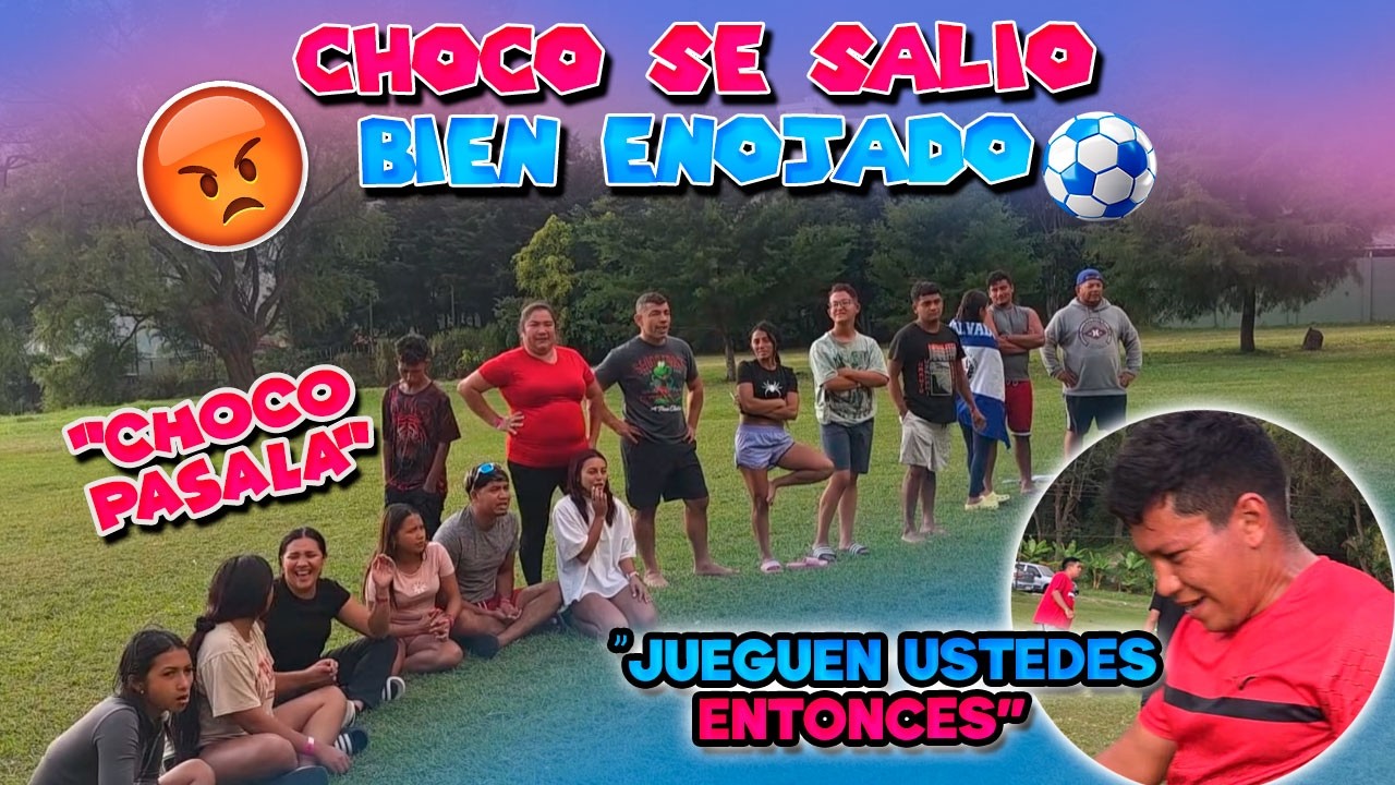 SIEMPRE LO MISMO CON CHOCO!! Se salio bien enojado del partido 😬😡