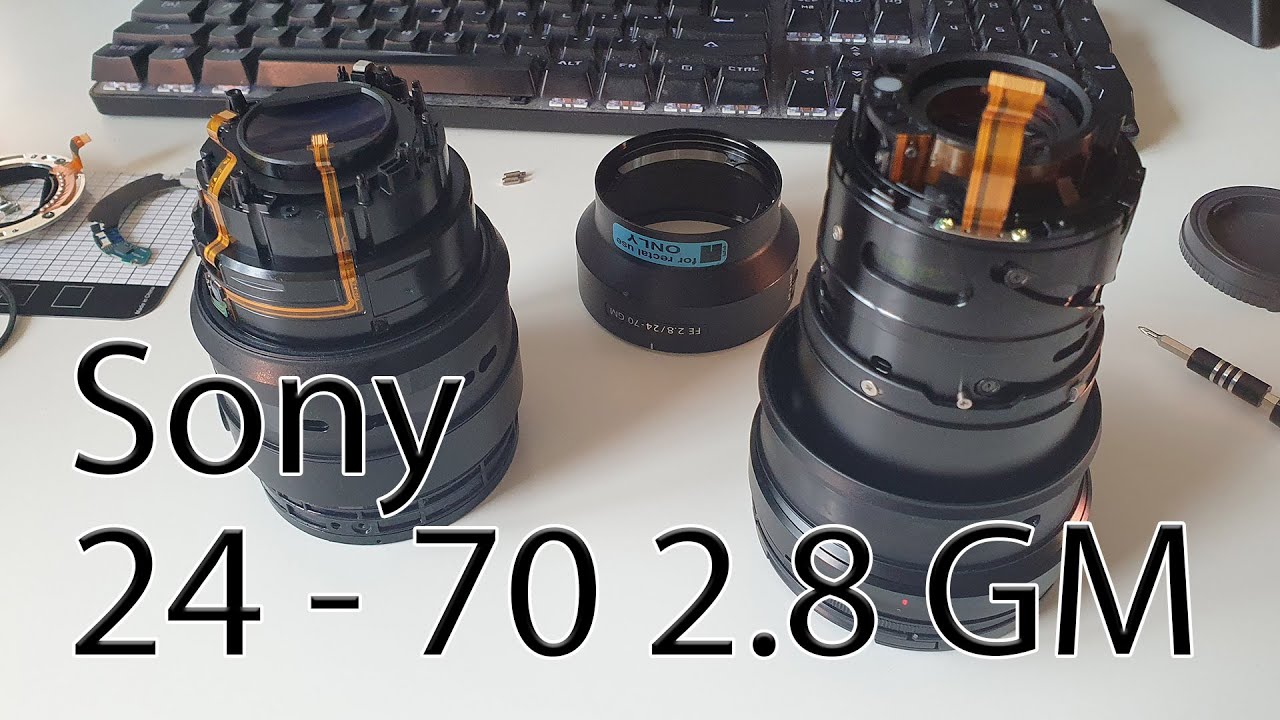 Sony 24-70 2.8 GM Lens Teardown / Disassembly