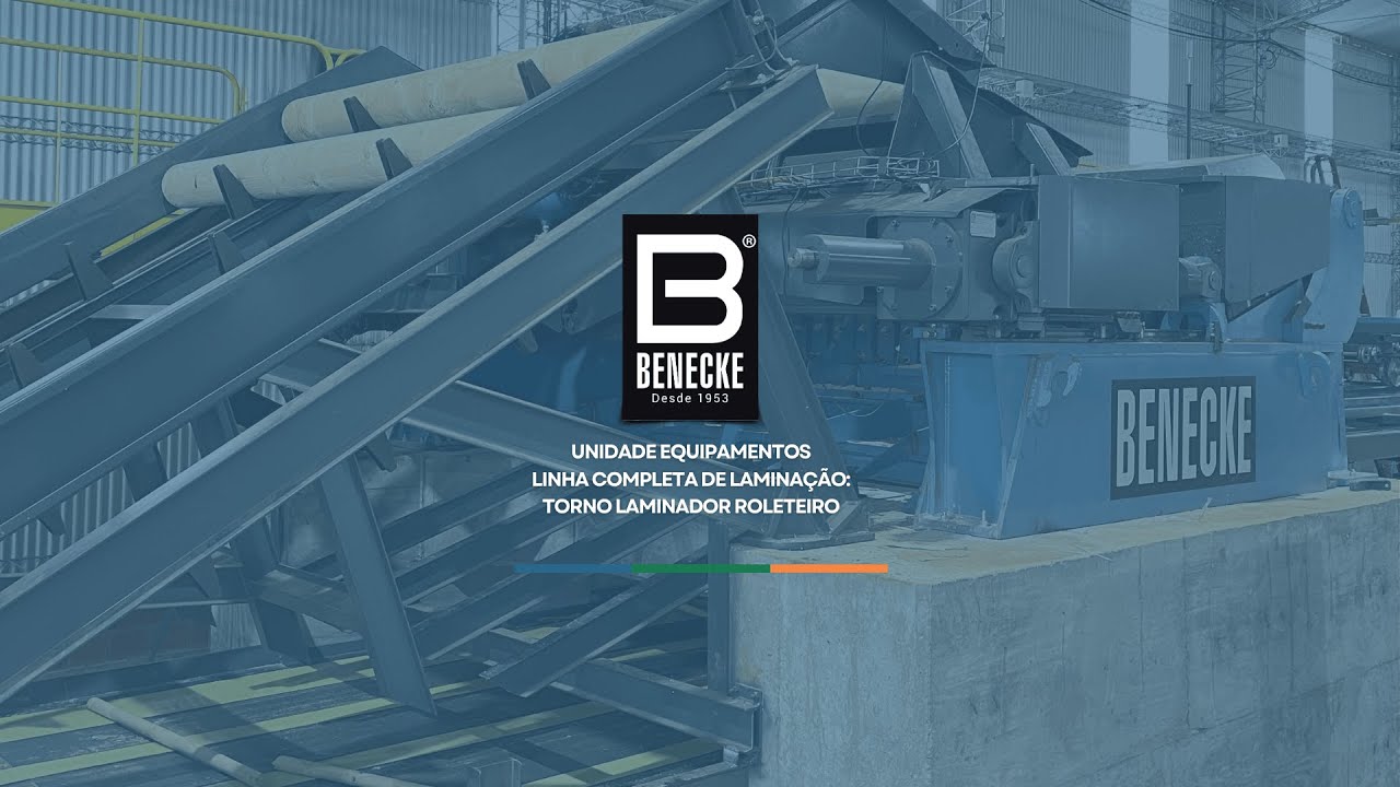 Linha completa de lamina&ccedil;&atilde;o: Torno Laminador Roleteiro
