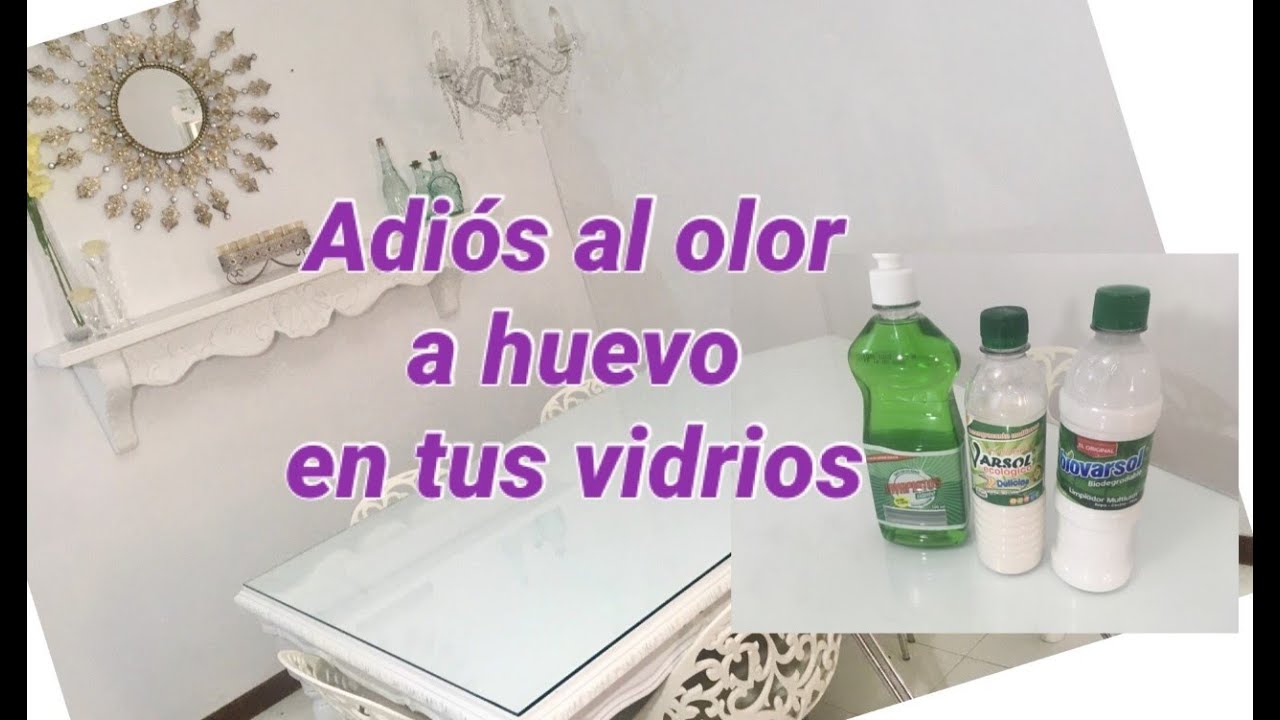 Como limpiar vidrios y que ya no huelan mal / limpia conmigo