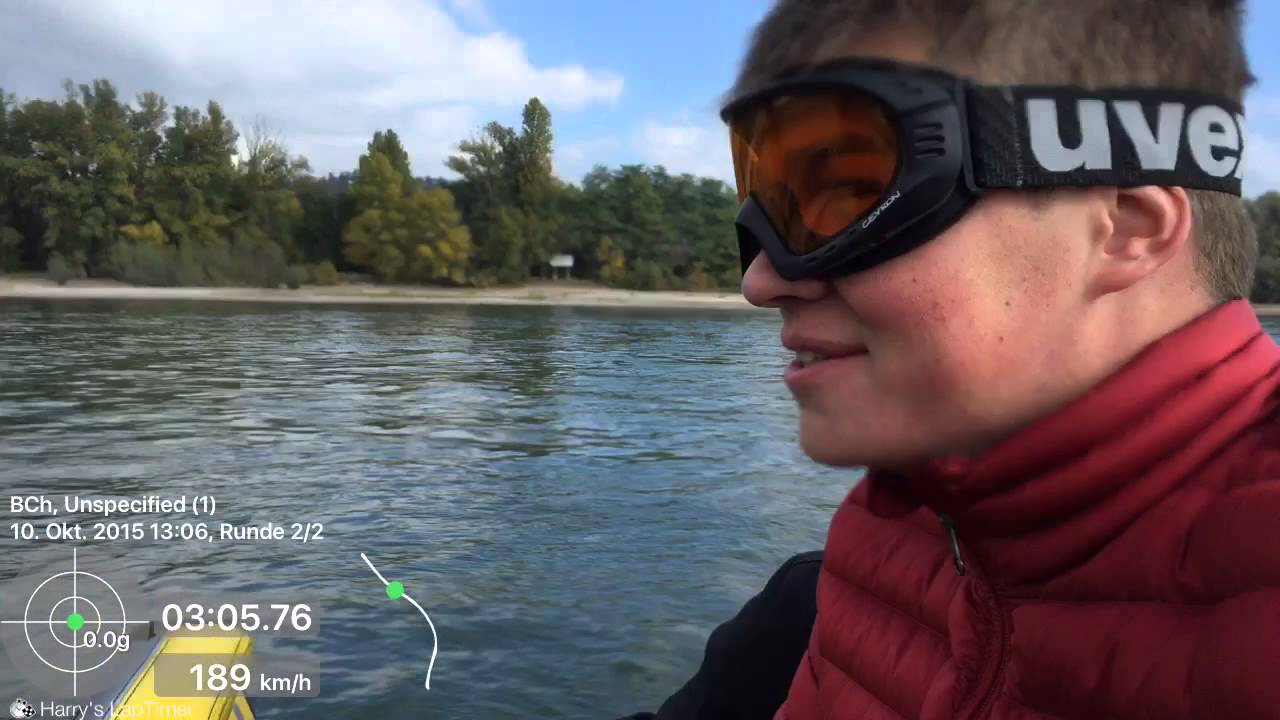 Super Speed on River Rhine / Cigarette Racing Power Boat