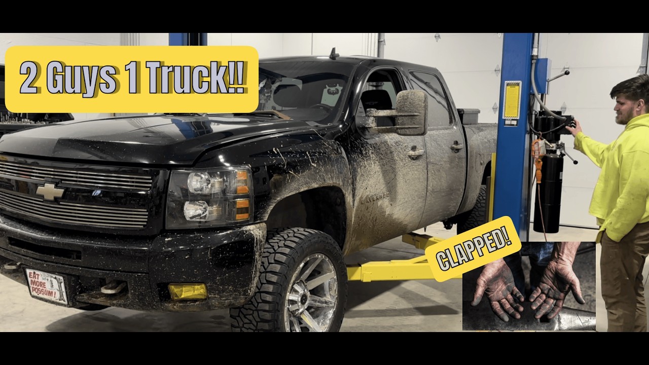 2 guys 1 truck who have no idea what they're doing