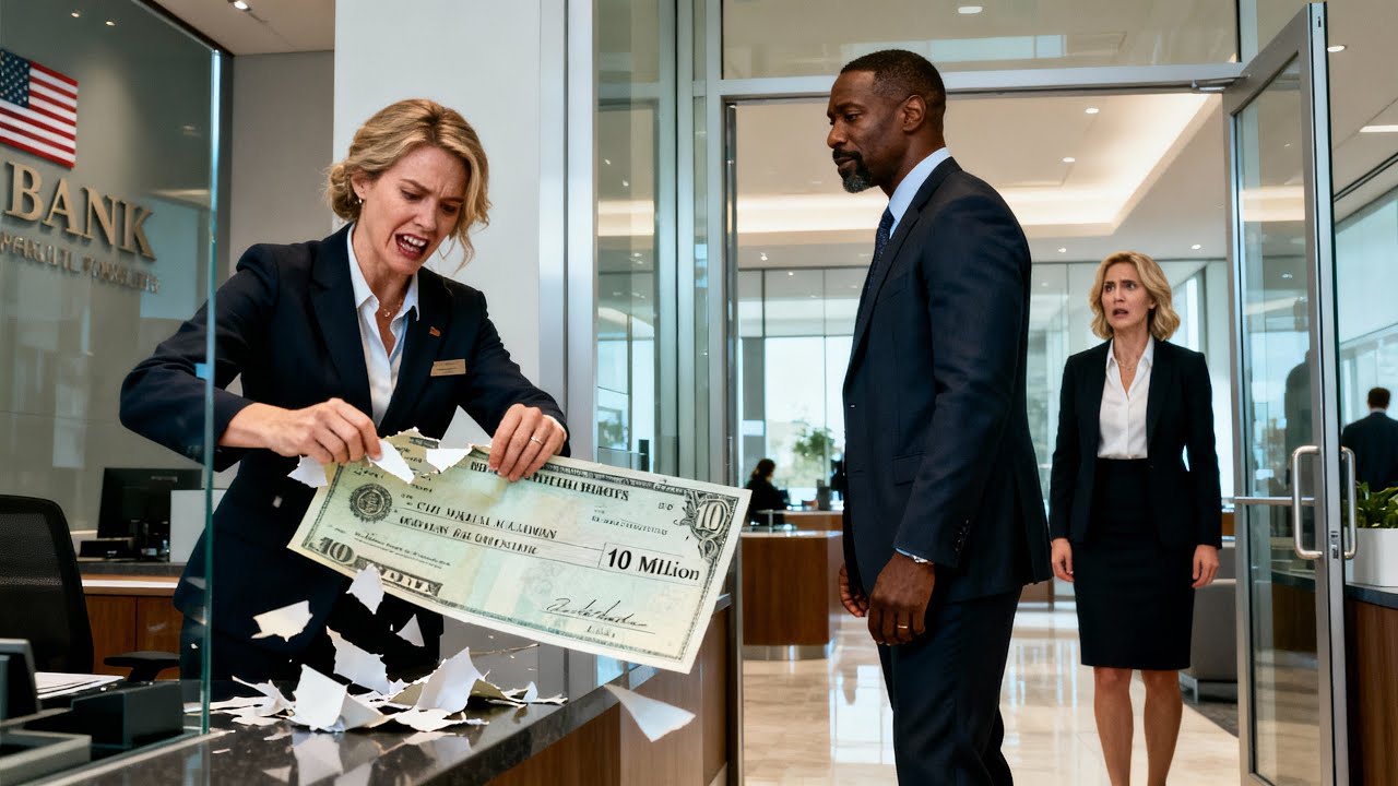 Bank Manager Tore Up a Black Man’s $10M Check — Then Her Boss Said “Sir”