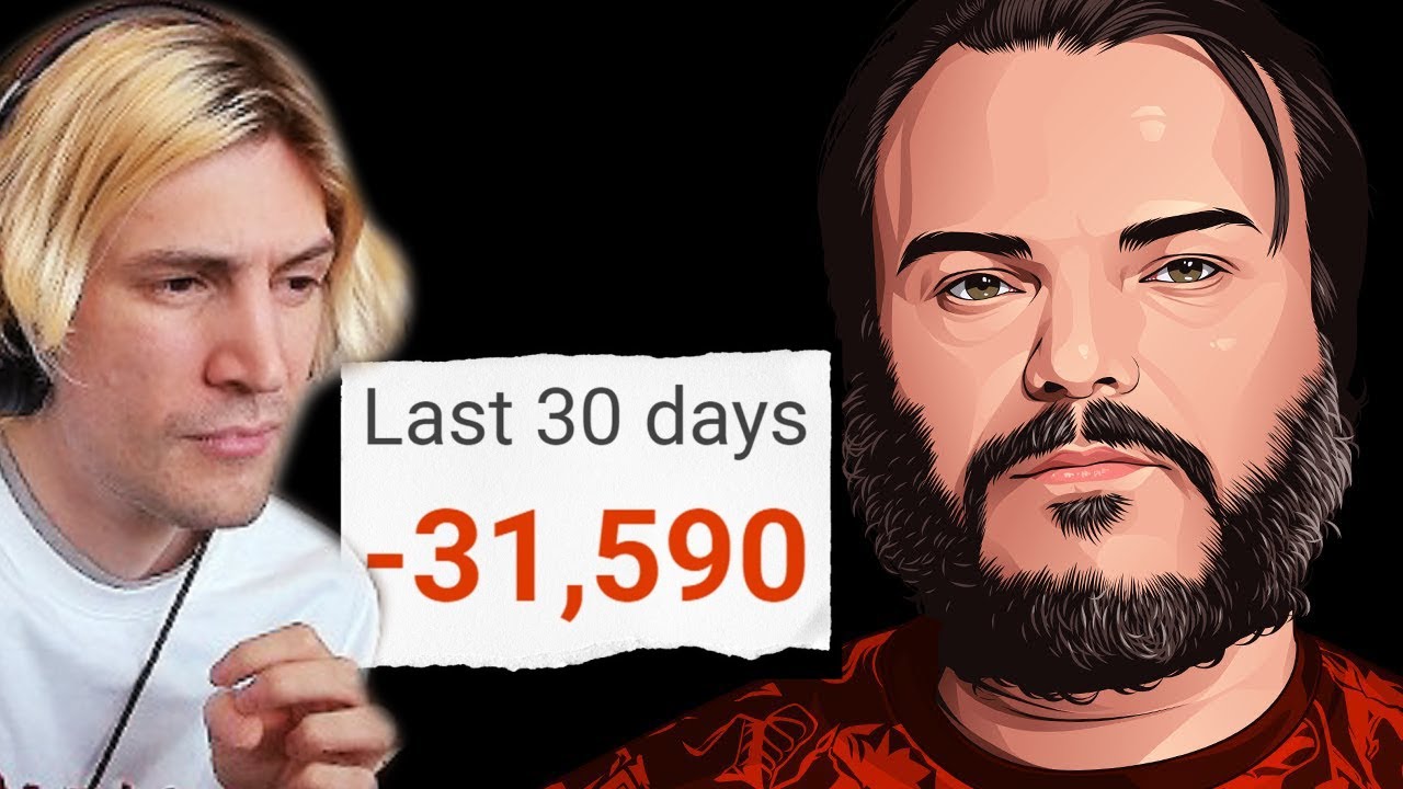 Why Jack Black Is Losing Thousands Of Followers | xQc Reacts