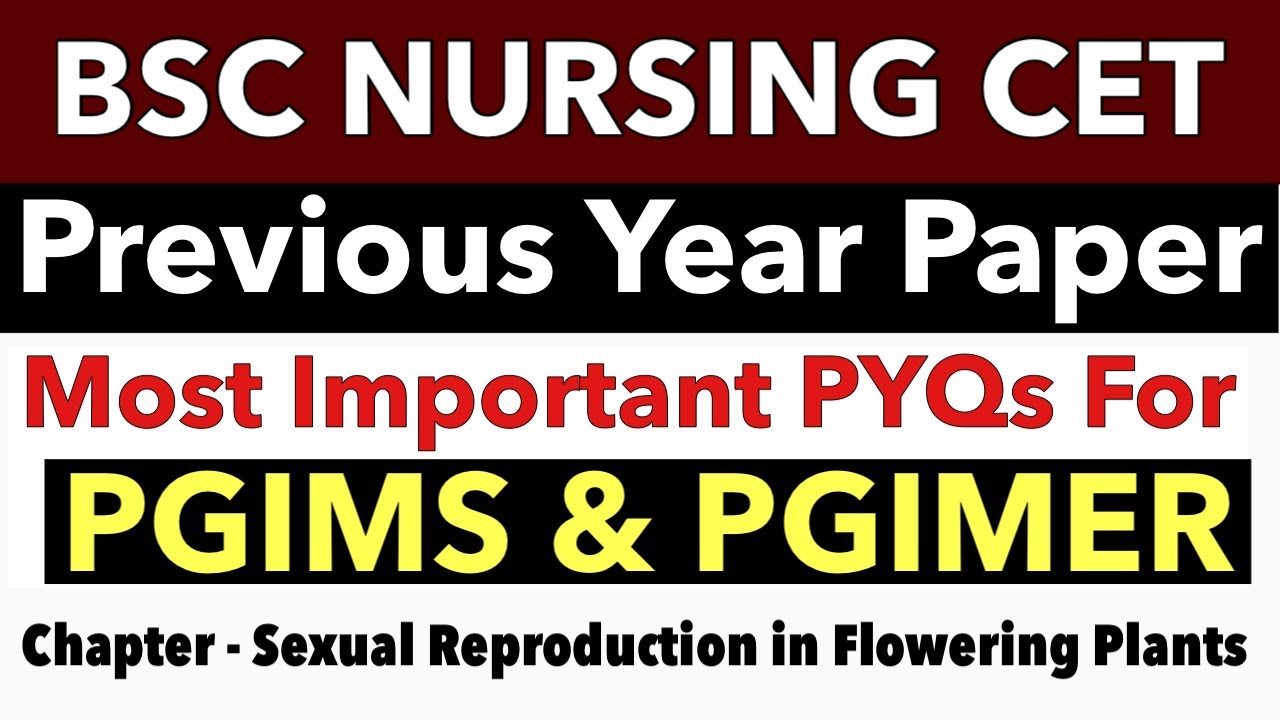 PGIMS & PGIMER CET PREVIOUS YEAR QUESTION | PGIMS BSC NURSING PYQS | NURSING EXAM MCQS 2025 #pgims