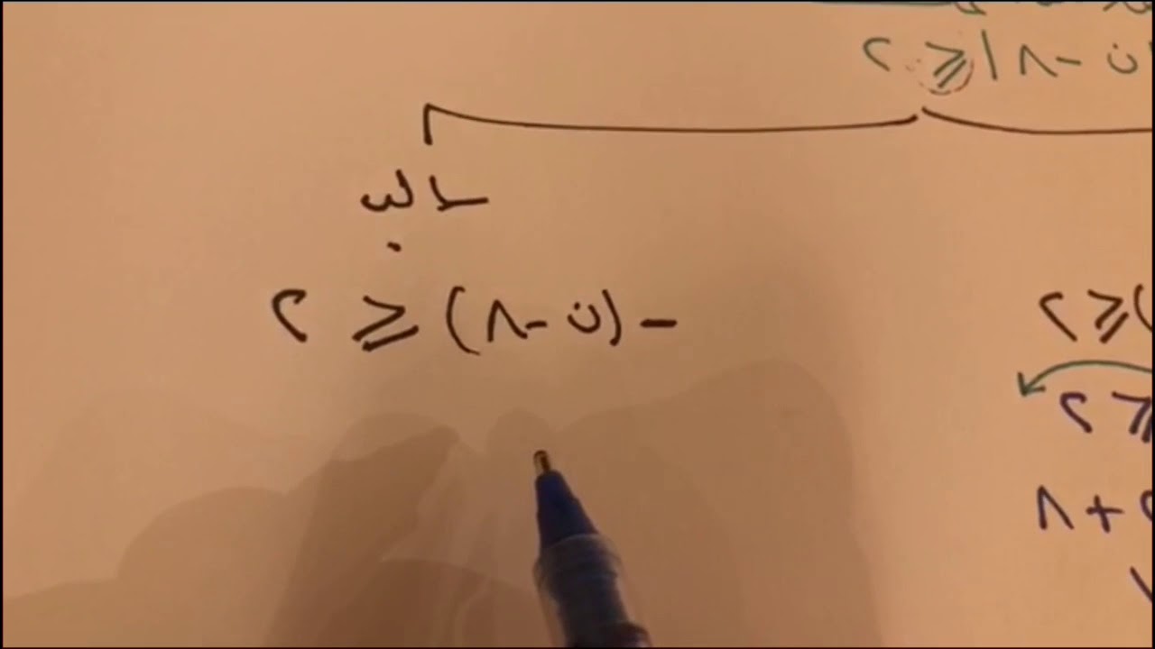 حل المتباينات التي تتضمن القيمة المطلقة للصف الثالث متوسط الفصل الدراسي الأول
