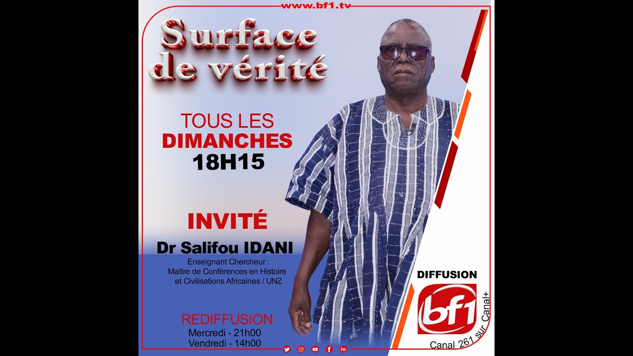 Surface de vérité du 10 décembre avec Dr Salifou IDANI