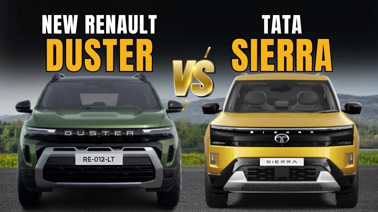 New Renault Duster 2026 vs Tata Sierra | Which is Best ? | New Duster vs Sierra