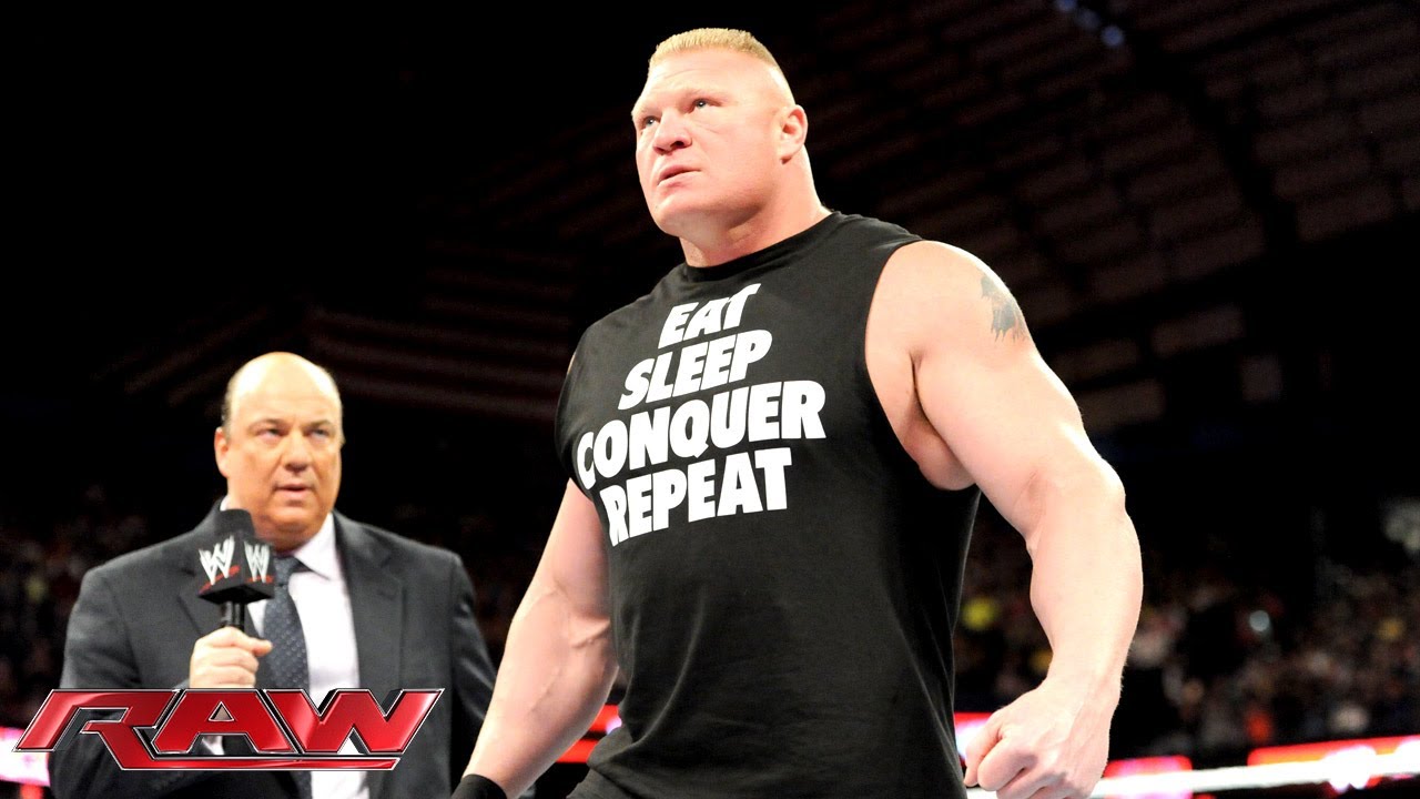 Пол Хейман говорит, что Брок Леснар прервёт серию побед Гробовщика на WrestleMania: Raw, 3 марта ...
