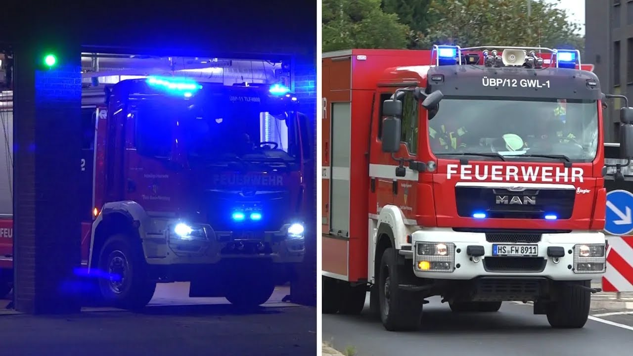 [BMA neben GH, &uuml;ber&ouml;rtliche Hilfe, Dachstuhlbrand... 🚨] - FEUERWEHR &Uuml;BACH-PALENBERG | Einsatzfahrten