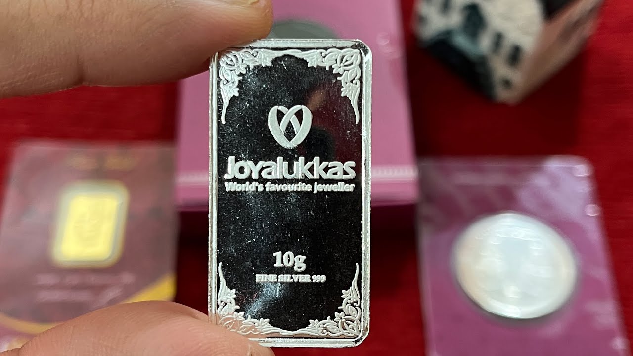 Unboxing Joyalukkas 10 Gram Silver Bar - Buying Silver from Joyalukkas.in