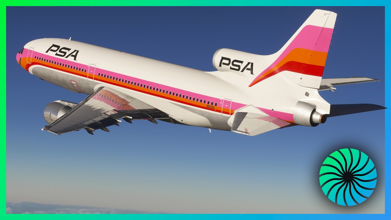 MSFS LIVE | *RELEASED* INIBUILDS L-1011 TRISTAR | San Francisco (SFO) ✈ Los Angeles (LAX) #msfs2024