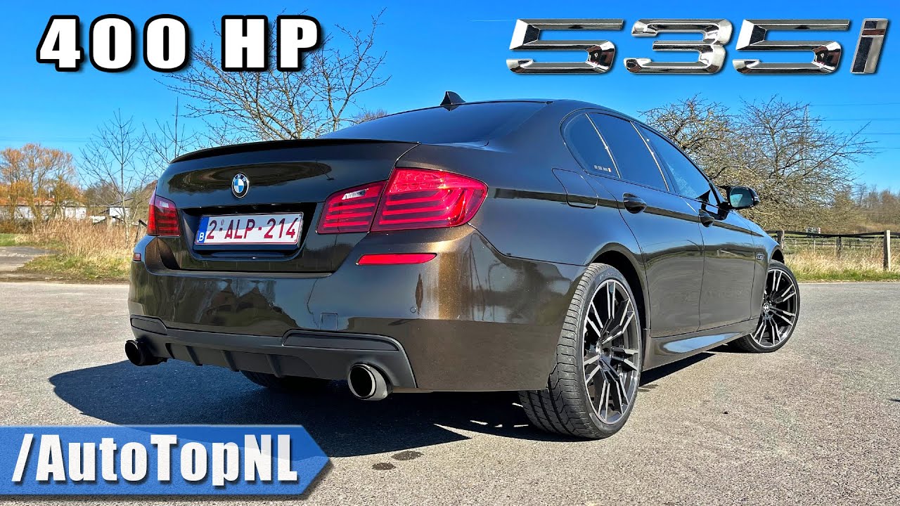 400HP BMW 535i F10 *280KM/H* REVIEW on Autobahn by AutoTopNL