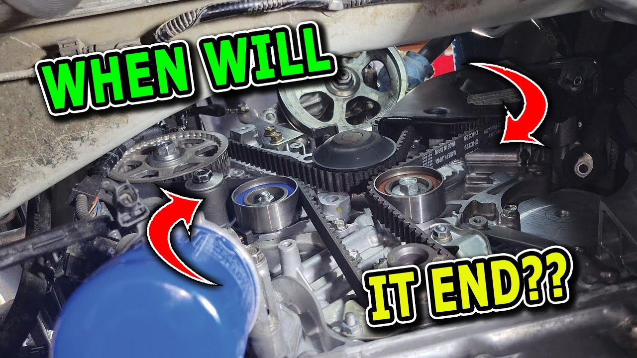 Episode 34 of 35: 2008 Acura MDX - Installing the Crank Pulley, Serpentine Belt, Spark Plugs, etc.