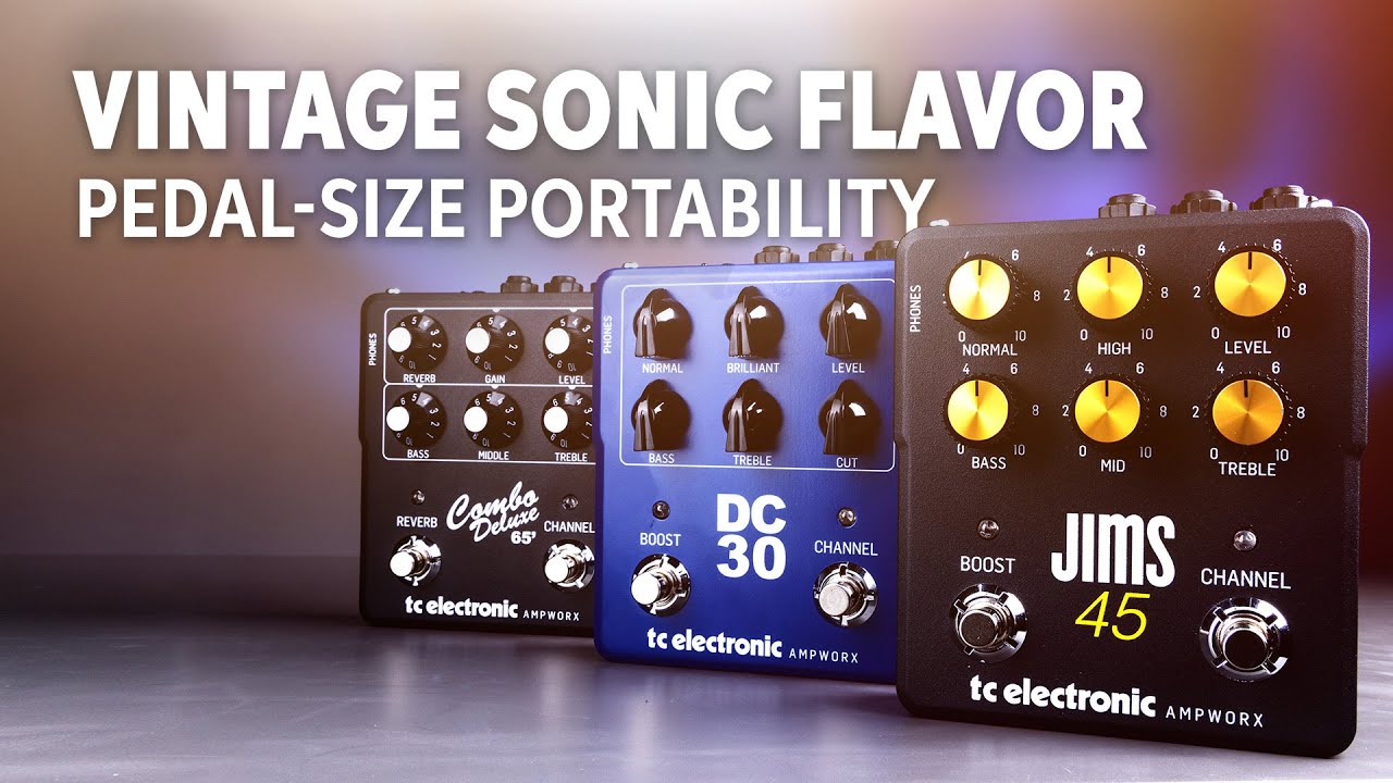 TC Electronic Ampworx: 3 Preamp Pedals of Flexible, Full-size Sound